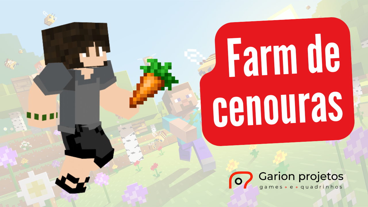 Farm de Cenoura no Minecraft